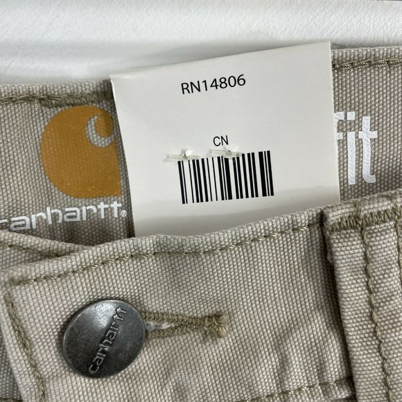 Carhartt Mens Size 28 Irregular Fit Canvas Shorts - Picture 5 of 10